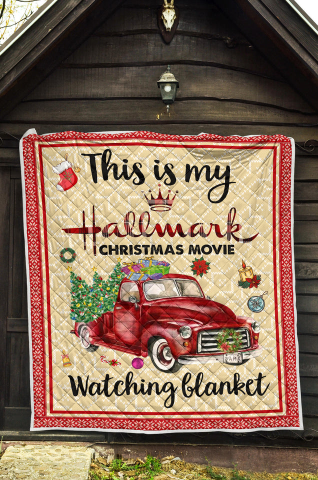 Christmas Movies Blanket This is my Hallmark movie Quilt