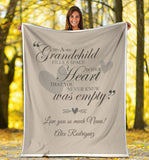Grandma Blanket Throw for Kids Grandpa Mom
