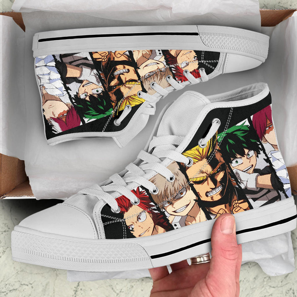 My Hero Academia Custom Sneakers, Boku no Hero Academia Custom Shoes