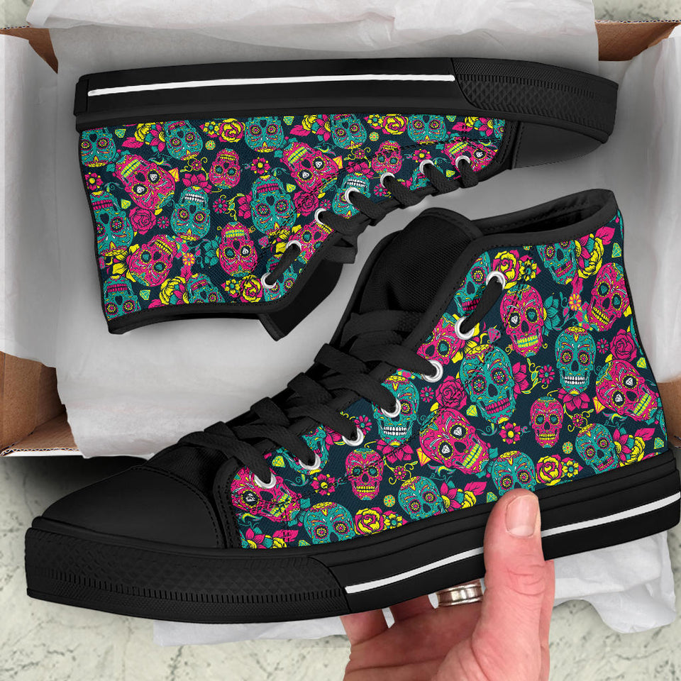 Sugar Skull Boots, Womens Skull Boots 2