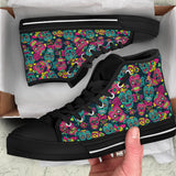 Sugar Skull Boots, Womens Skull Boots 2