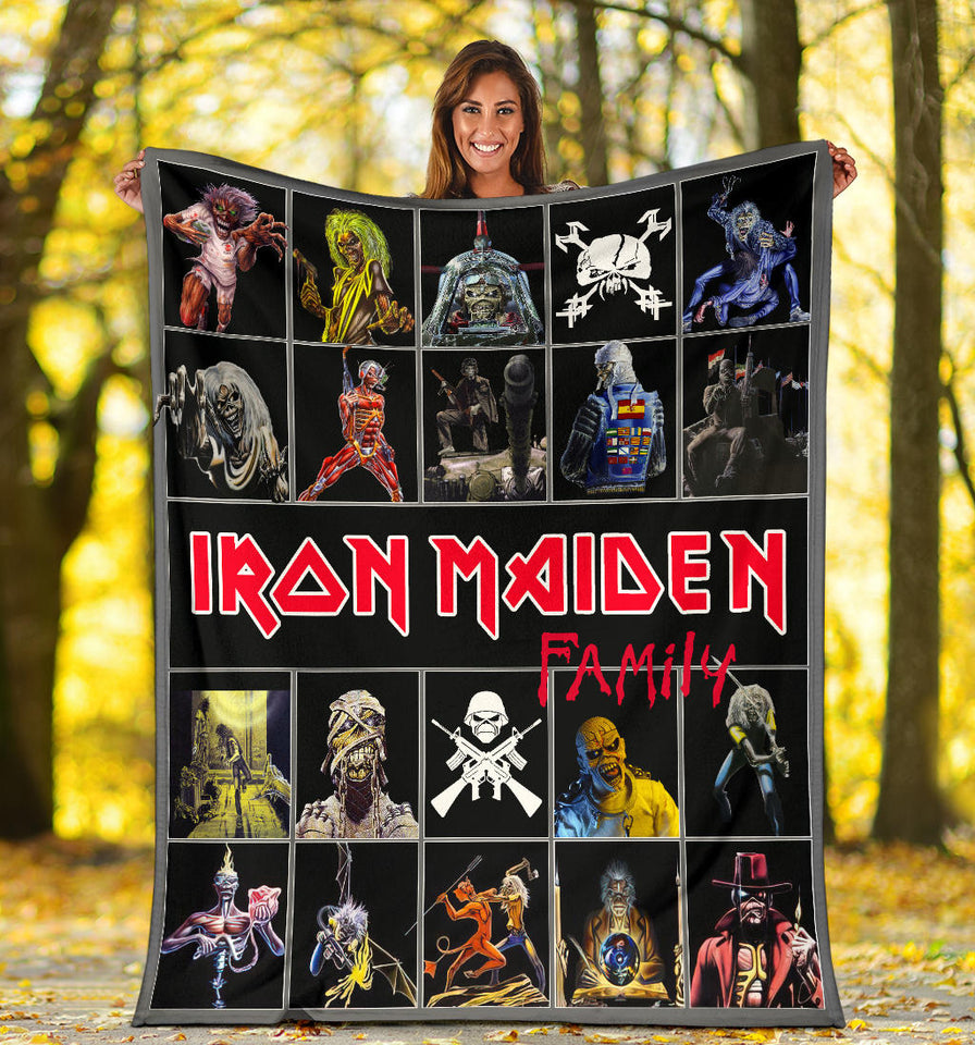 Iron Maiden Family Blanket