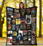 Classic Rock Bands 3D Throw Blanket
