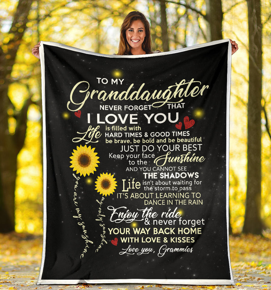 to My Granddaughter Never Forget That I Love You