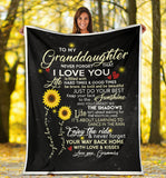 to My Granddaughter Never Forget That I Love You
