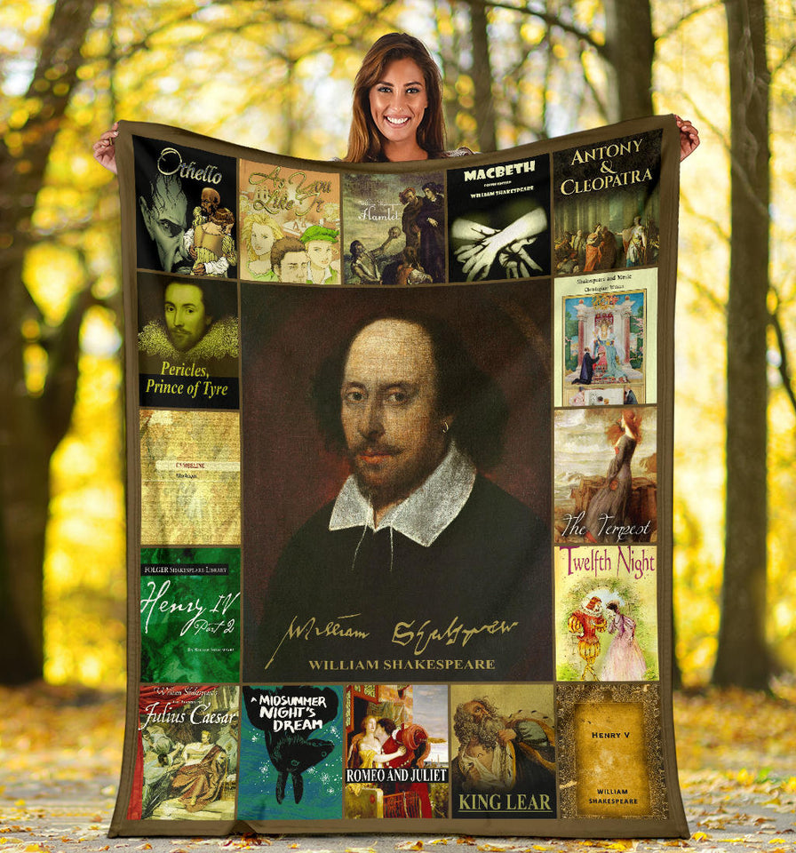 William Shakespeare Blanket copy