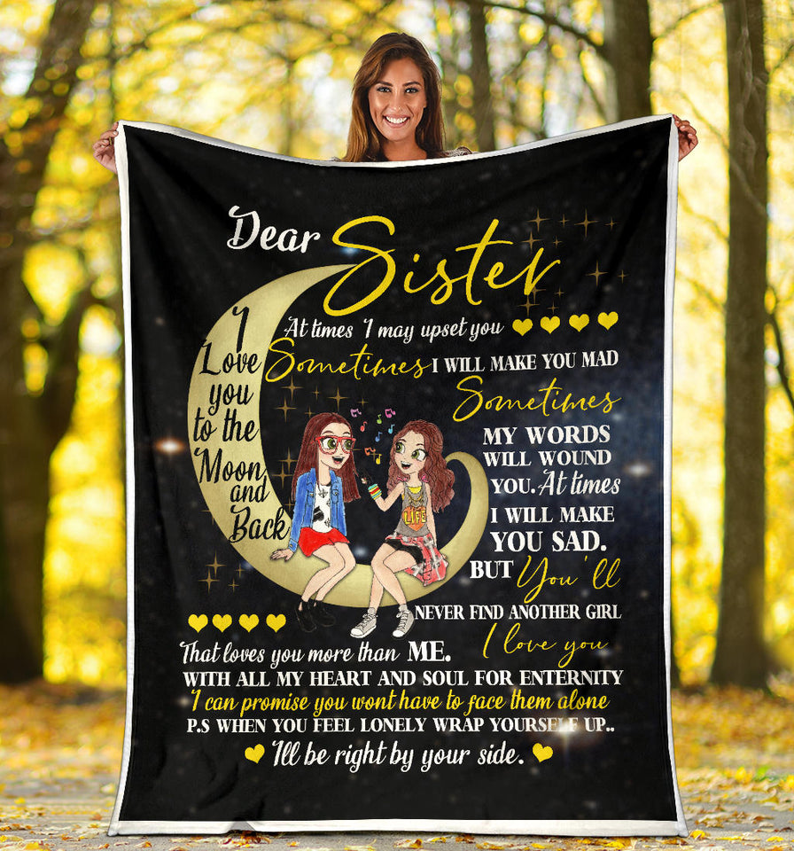 Dear Sister at Times I May Upset You 3D Pattern Custom