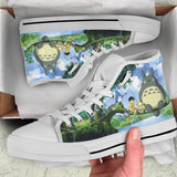 Totoro High Top Shoes, My Neighbor Totoro Unisex Hightop Sneaker, Anime Shoes