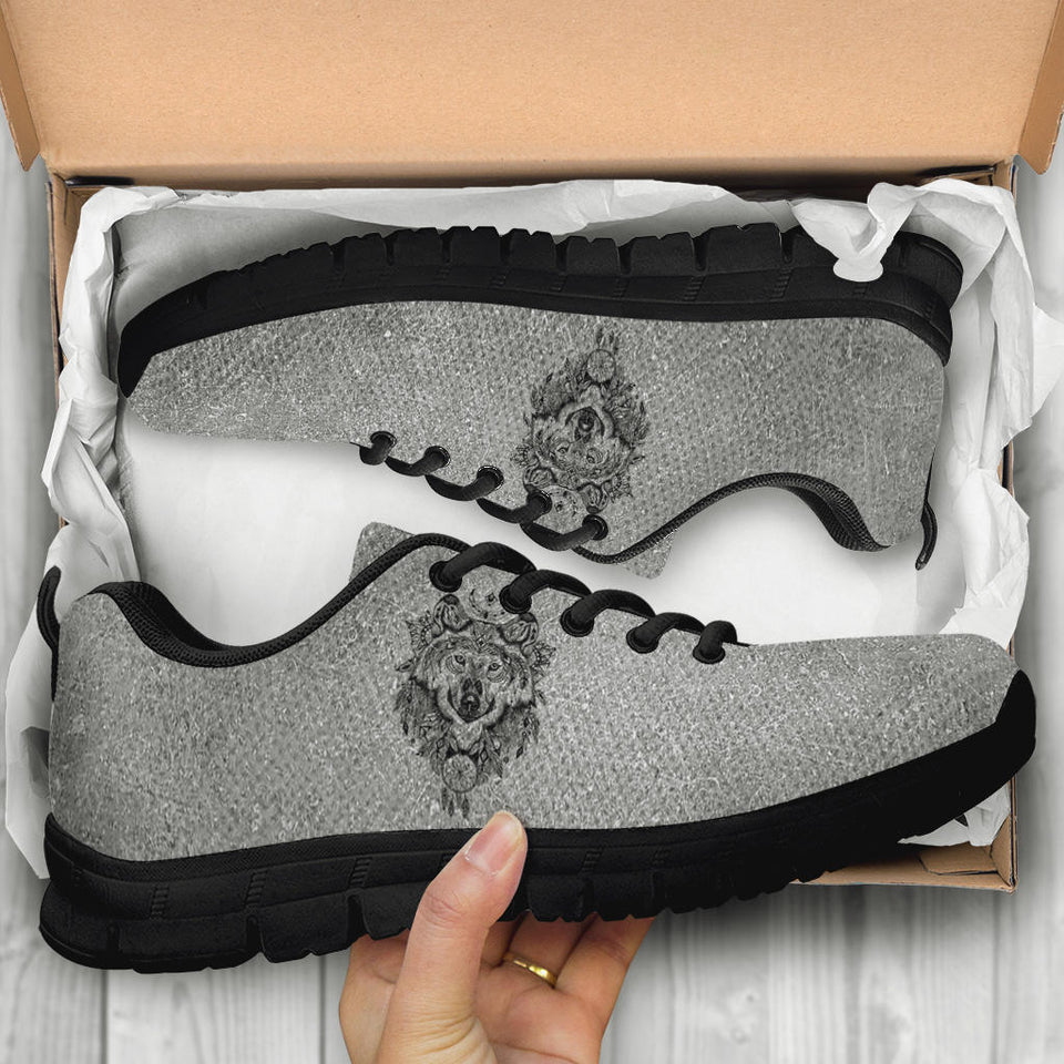 Gray Wolf, Leather Boots Women SNEAKERS