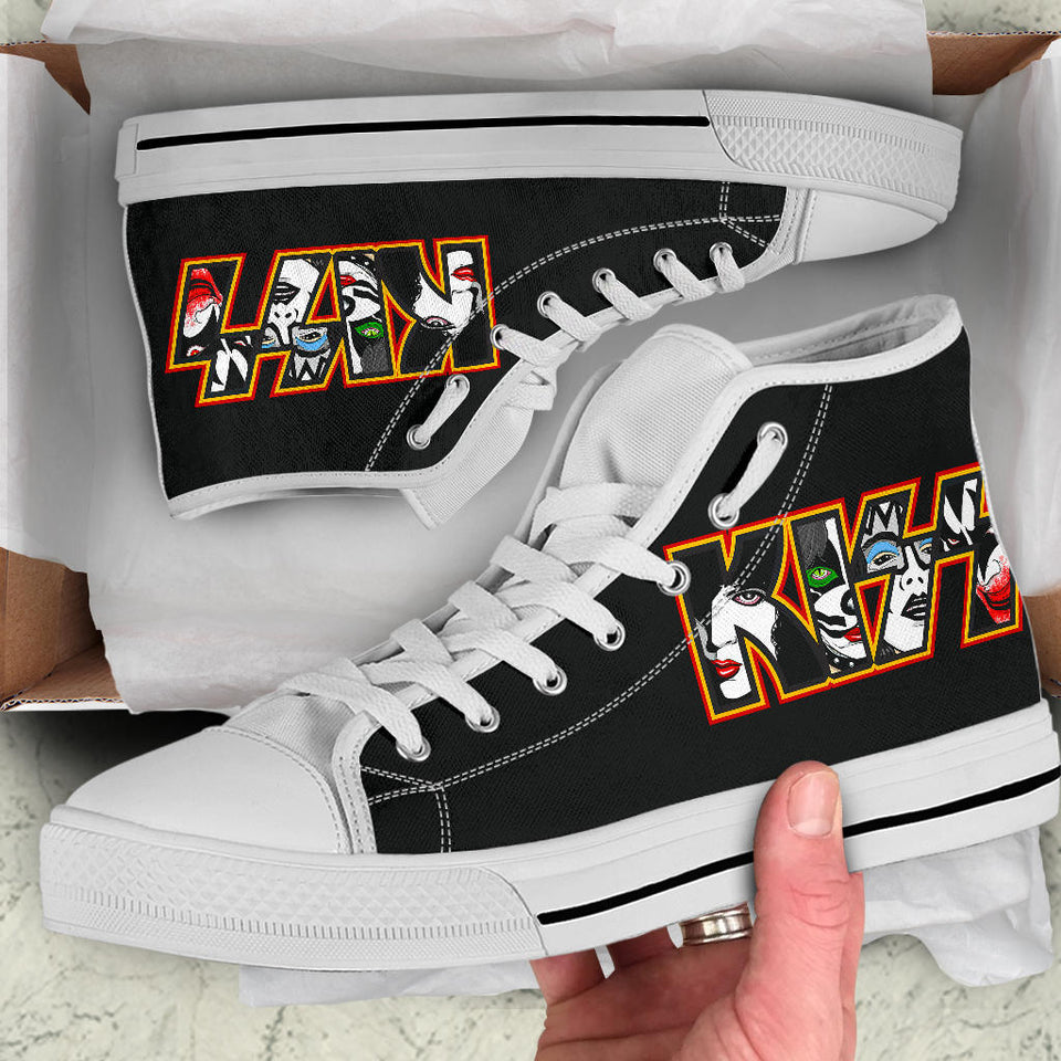 Kiss Band Shoes, Rock Band Hightop