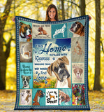 I Love My Boxer Blanket copy