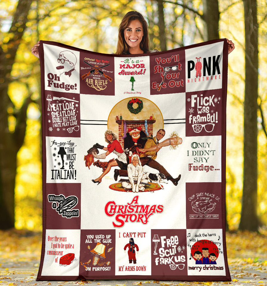 a christmas story blanket copy
