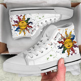Hippie Sun hand painted shoes
