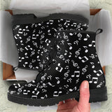 Music Notes, Treble Clef Musican, Women's Boots, Vegan Leather, Combat Style Boots, Instruments Score, Sheet Music Band, Classical Music