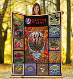 Grateful Dead Quilt Blanket