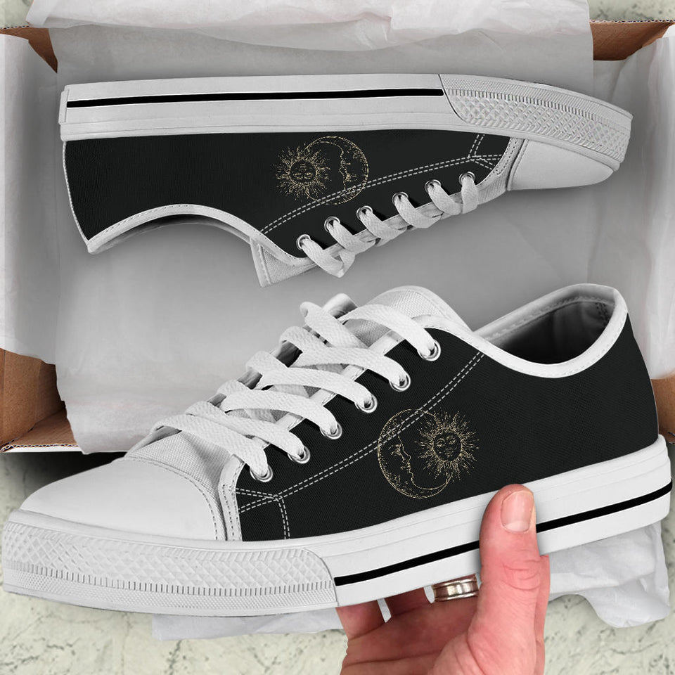 Womens Leather Shoes, Sun Moon Shoes, Leather Boots Women