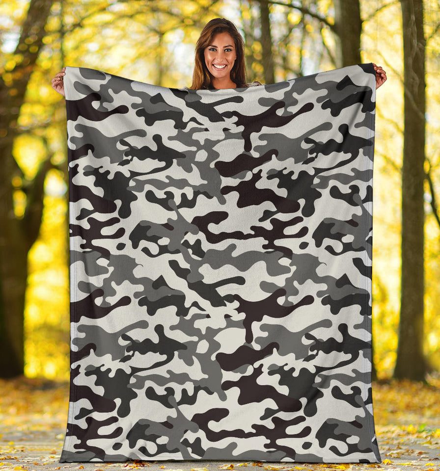 Grey Camouflage Gray Camo Pattern