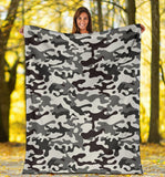 Grey Camouflage Gray Camo Pattern