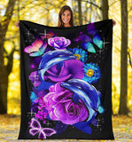 Beautiful Dolphin Dolphin Lovers Blanket