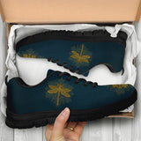 Dragonfly Boots, Golden Mandala, Womens Sneakers