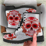 Leather Boots Women, Womens Skull Boots, Red Boots Women, Ladies Shoes, Winter Boots Women, Rain Boots Womens, Combat Boots Women