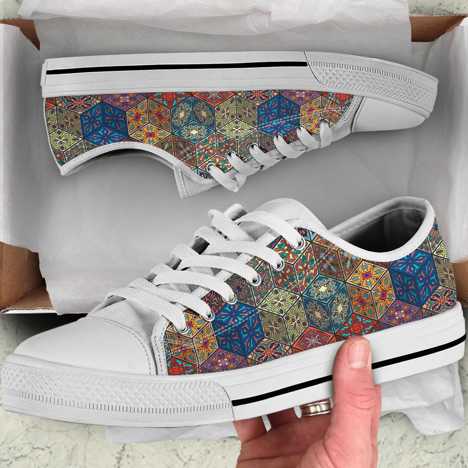 Mandala Boxes, Polar Boots, Multi Colored, Lace Up Boots, Women's Boots