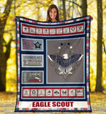 Eagle Scout 3D Quilt Blanket