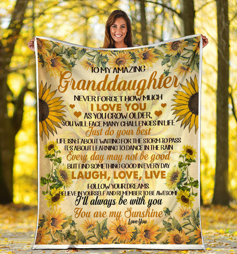 to My Amazing Granddaughter
