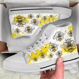 Golden Bee hand painted shoes