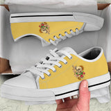 Polar Boots, Sugar Skull, Women's Boots, Yellow Color, Lace Up Boots