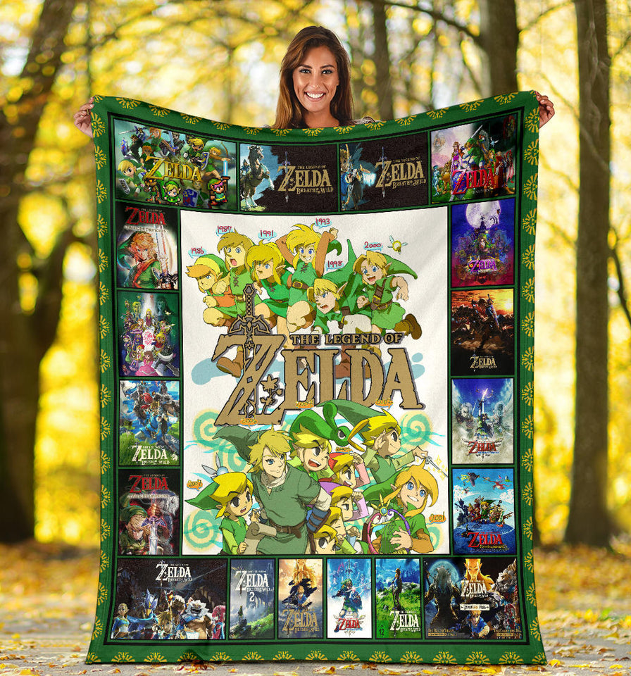The Legend of Zelda V3 Blanket copy