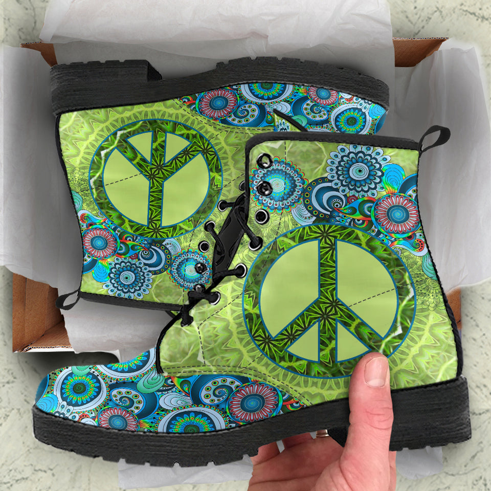 Womens Leather Boots, Mandala Piece, Fashion Shoes, Womens Boots