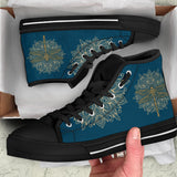 Handcrafted Boots, Gold Mandala