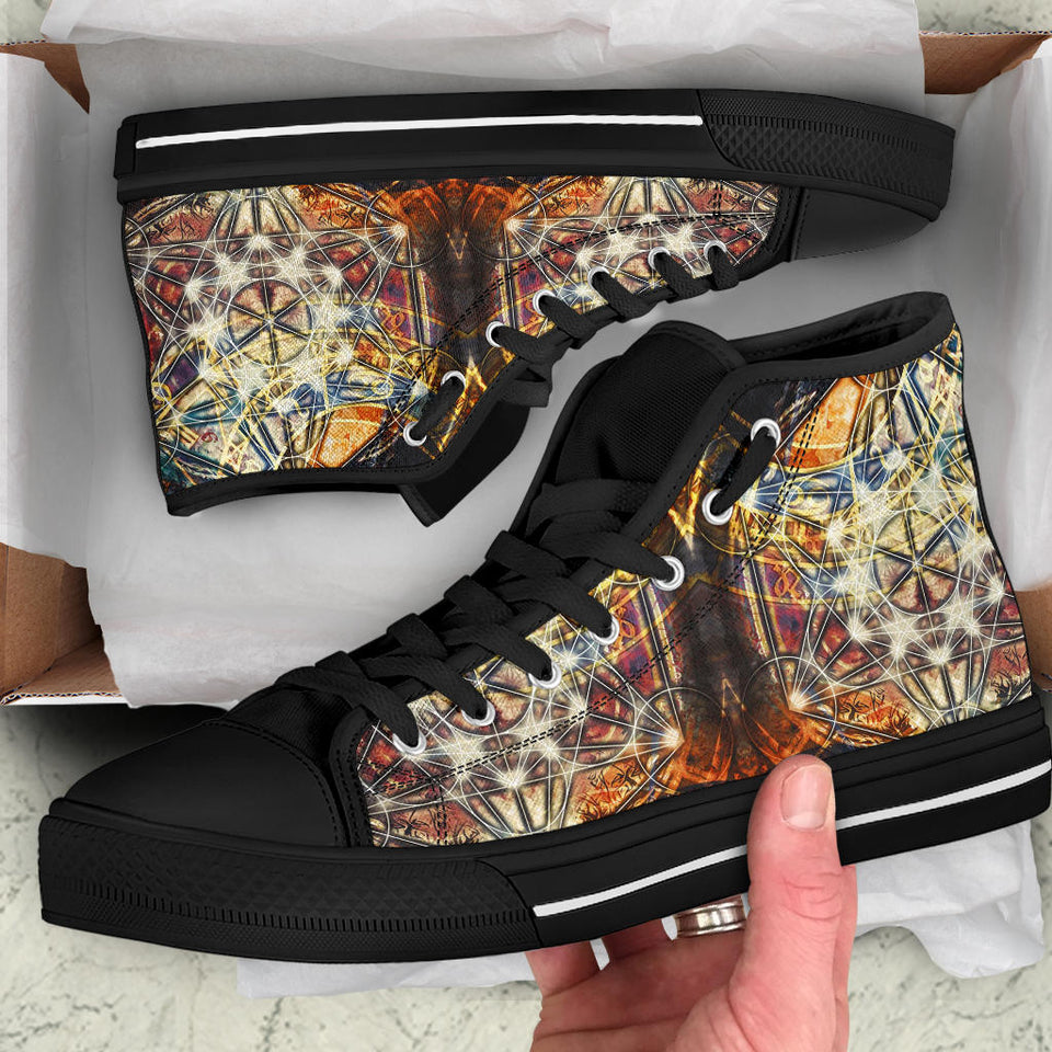 Handmade Shoes Women, Sacred Geometry