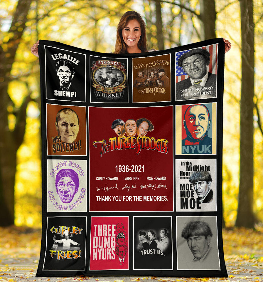 The Three Stooges Blanket copy