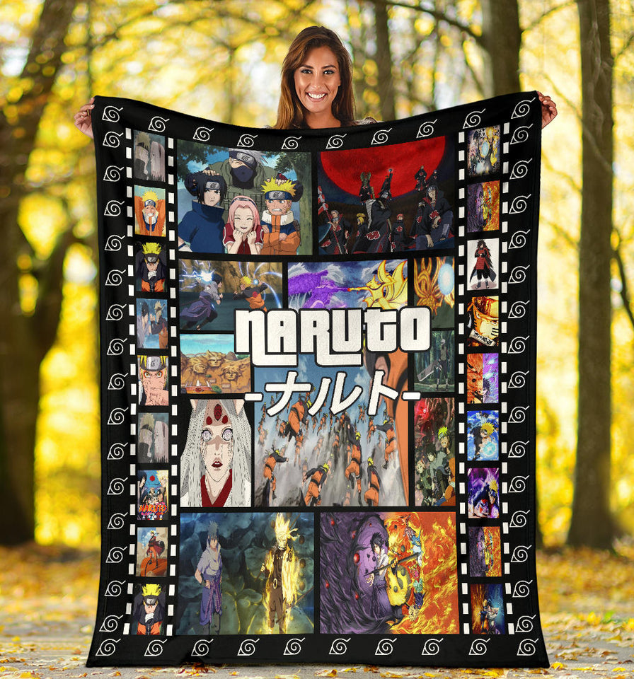 Naruto Anime 3D Blanket-min