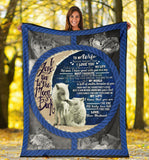 To My Wife I Love You To The Moon And Back Blanket