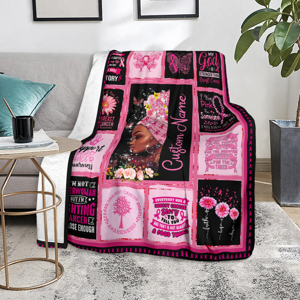 Breast Cancer Awareness Hopes Throw Blanket1 copy