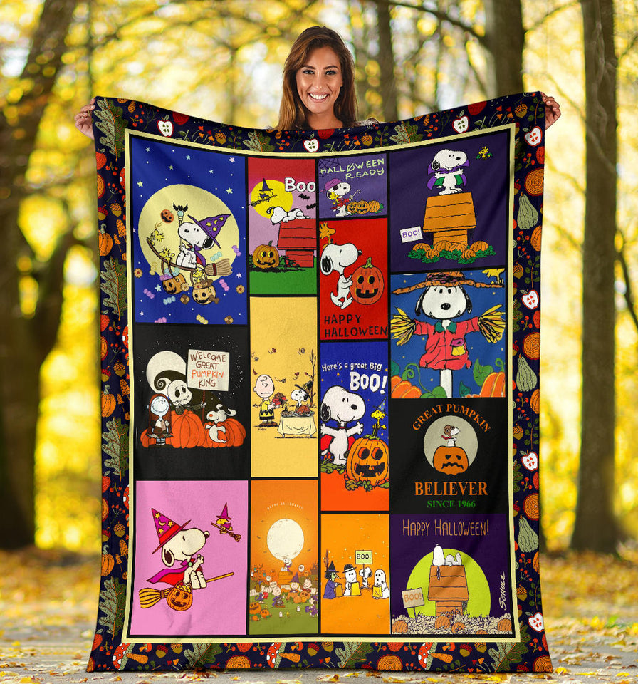 Snoopy Halloween Blanket copy