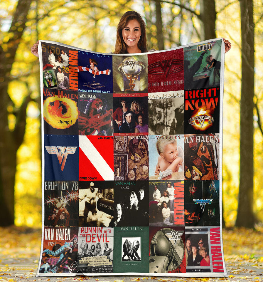 Van Halen Albums For Fans Blanket