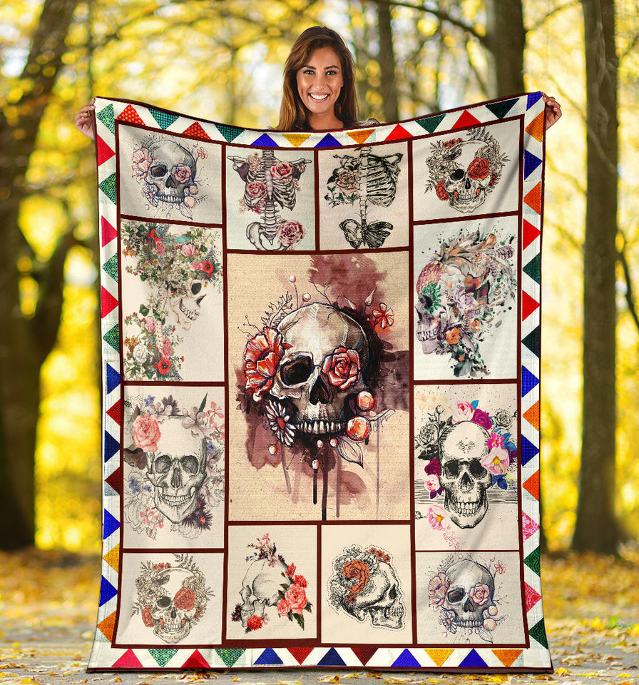 Sugar Skull Blanket copy