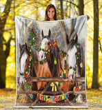 Christmas Horse Blanket