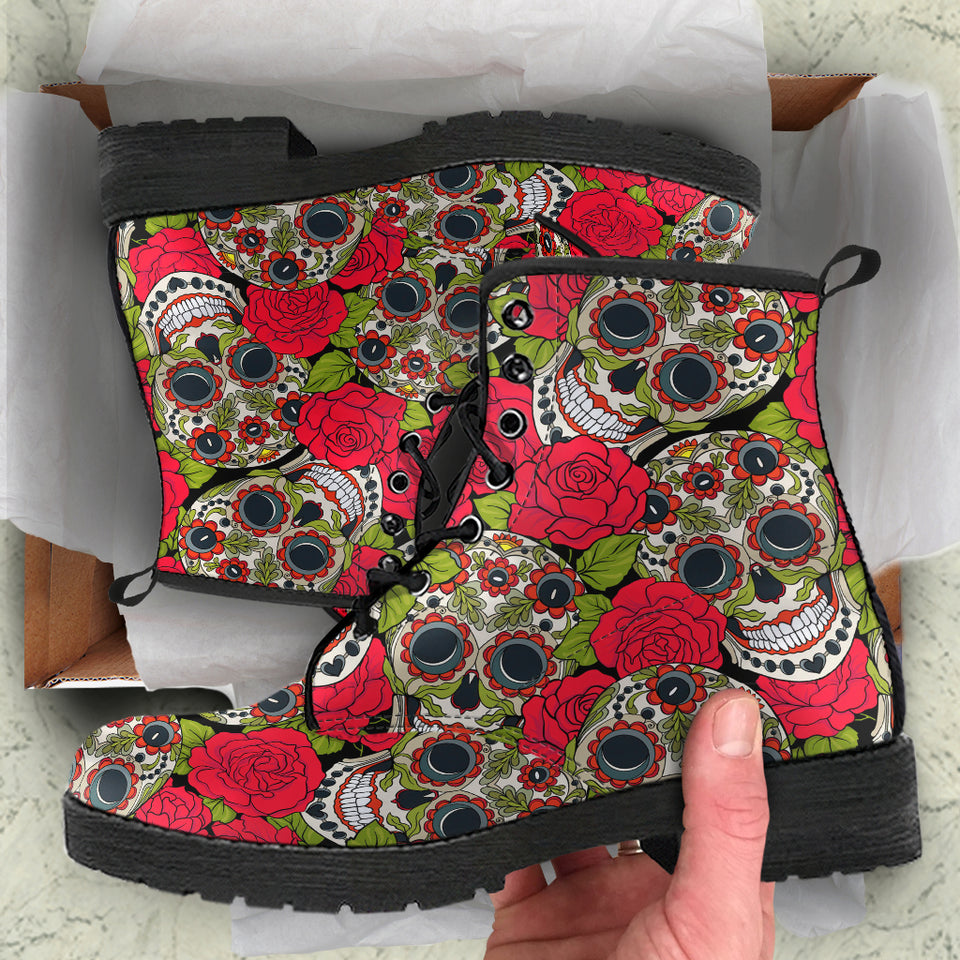 Womens Skull Boots, Womens Leather Boots, premium Boots Women, Handcrafted Boots