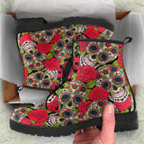 Womens Skull Boots, Womens Leather Boots, premium Boots Women, Handcrafted Boots
