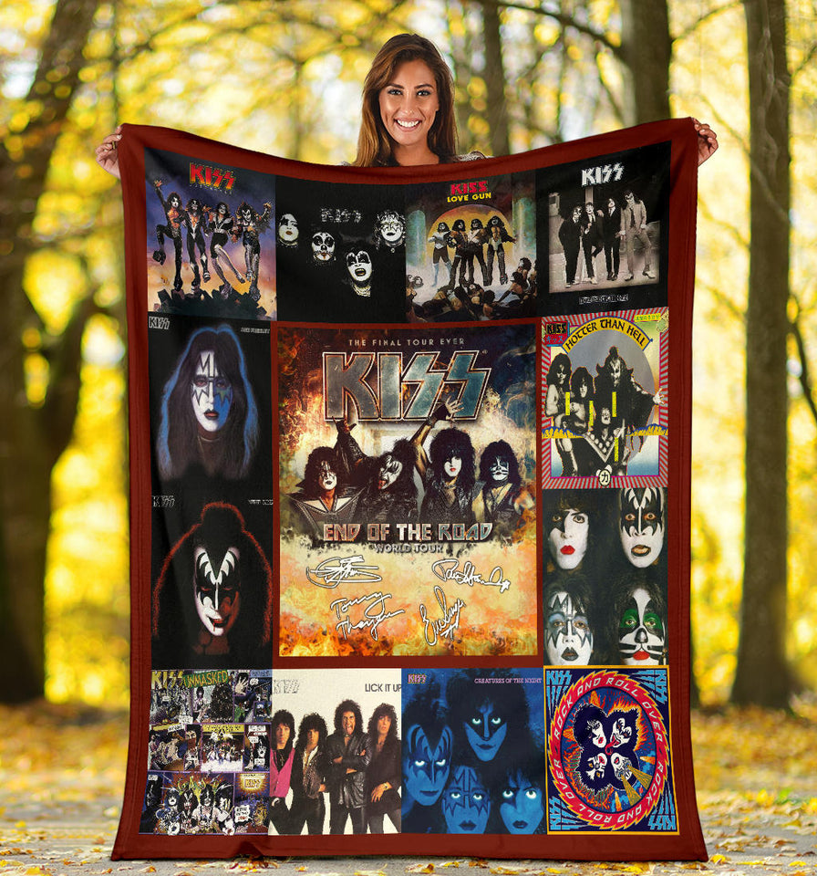Kiss Blanket Kiss End Of The Road World Tour Quilt