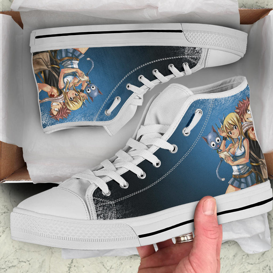 Fairy Tail Custom Sneakers, Dragon Slayers Custom Shoes