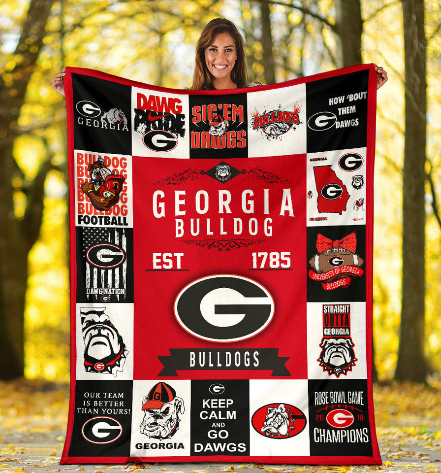 Georgia Bulldogs V3 Blanket copy