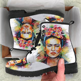 Frida Khalo Women's Canvas Boots I Statement Piece I Frida Khalo collector I Frida Khalo Lover