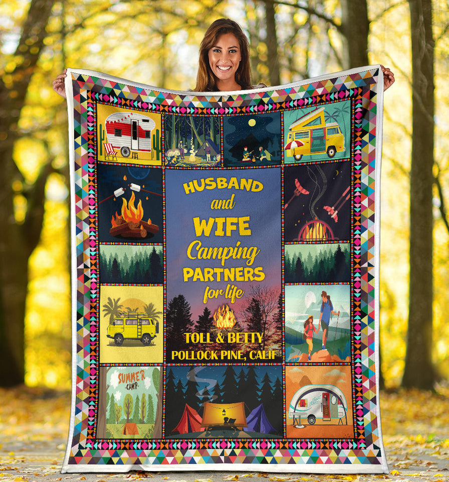 Husband and Wife Camping Partners for Life