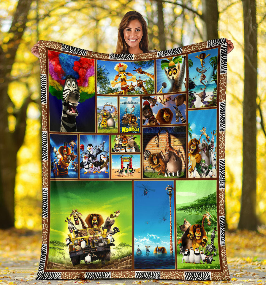 Madagascar Movies Blanket